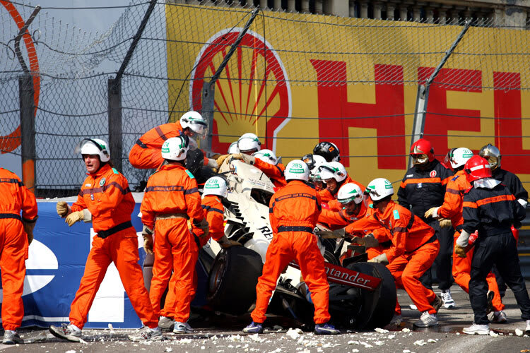 Nach einem Unfall muss jeder Handgriff sitzen