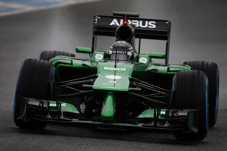 Die Caterham-Nase gilt allgemein als die hässlichste im Feld