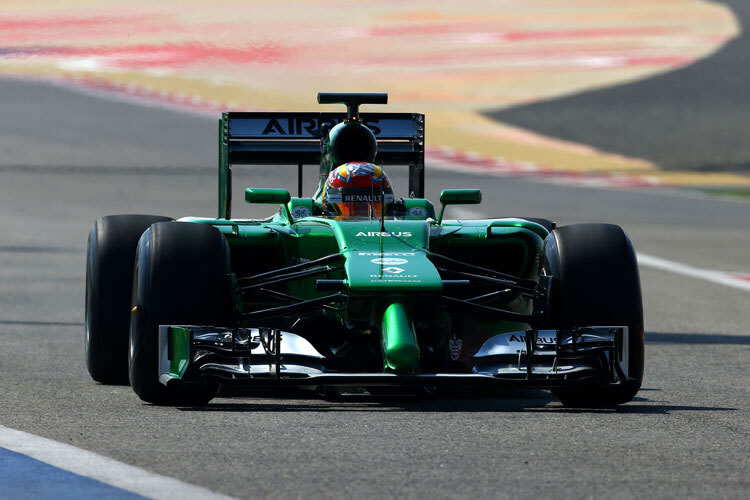 Bei Caterham lief es am Mittwoch wie geschmiert