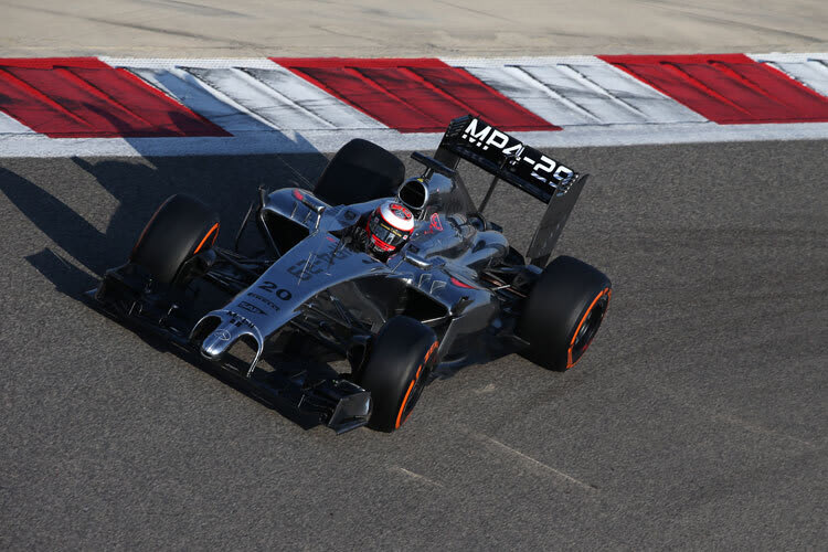 Kevin Magnussen konnte erst am Nachmittag ins Geschehen eingreifen