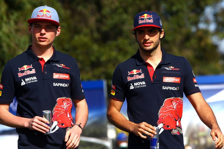 Max Verstappen und Carlos Sainz freuen sich auf ihr erstes Nachtrennen in der Formel 1