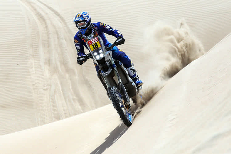 Xavier de Soultrait auf dem Weg zu seinem ersten Dakar-Sieg