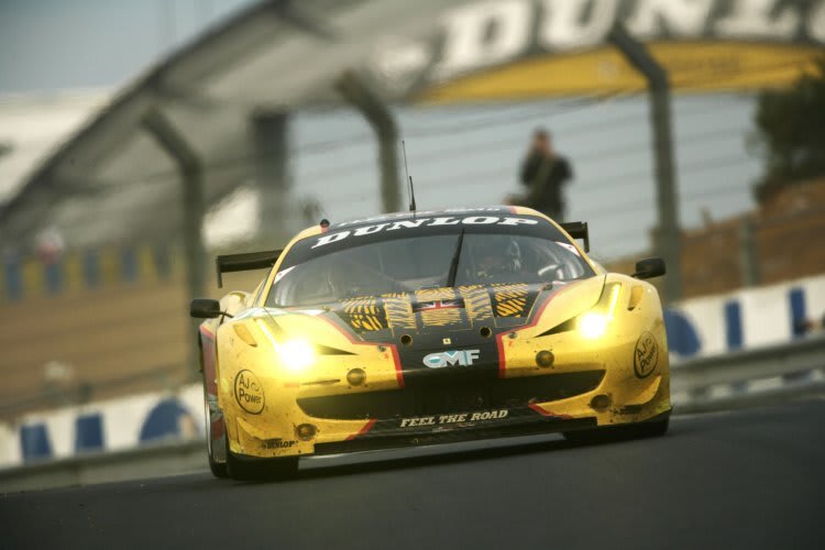 Der Ferrari 458 Italia von JMW beim Debüt in Le Mans 2011