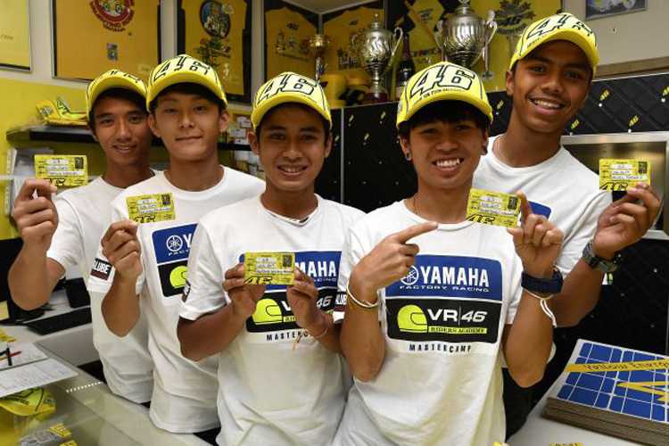 Natürlich wurde auch der offizielle VR46-Fanclub aufgesucht