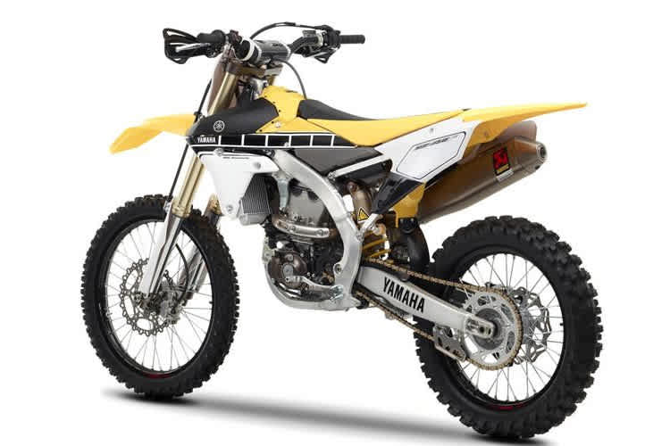 Die Yamaha  YZ450F Limited Edition im Vintage-Look