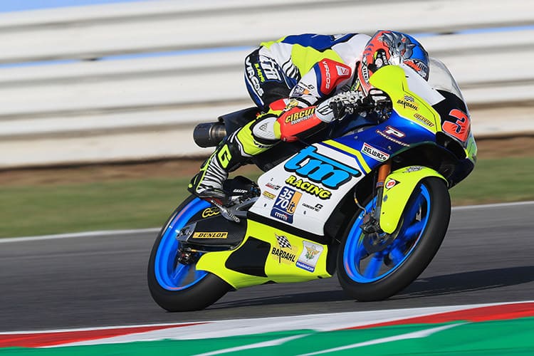 Kevin Zannoni auf der Moto3-TM in Misano