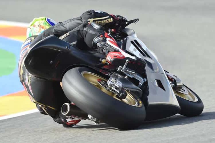 Johann Zarco auf der Ajo-Kalex beim Test in Valencia