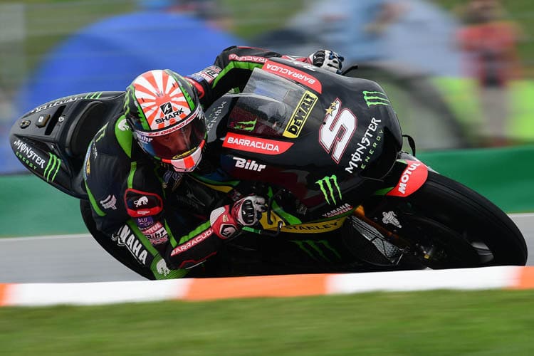 Johann Zarco im Regen von Brünn