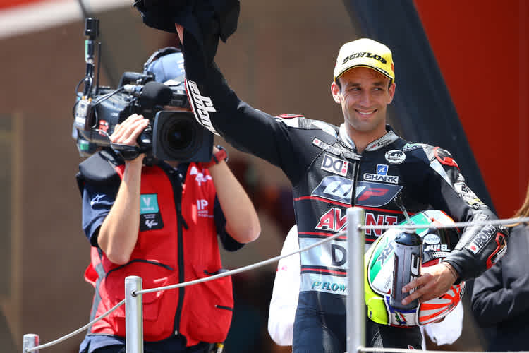 Johann Zarco nach dem Triumph in Barcelona