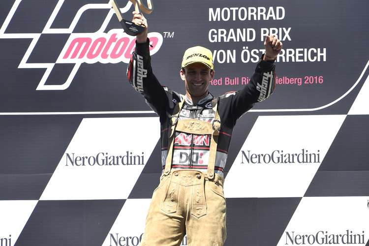 Österreich-GP-Siger Johann Zarco strahlte vor 95.000 Zuschauern 