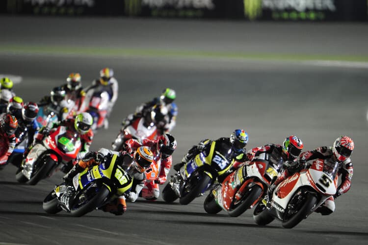 Verfolgergruppe: Es folgte ein Massencrash in Runde 1 