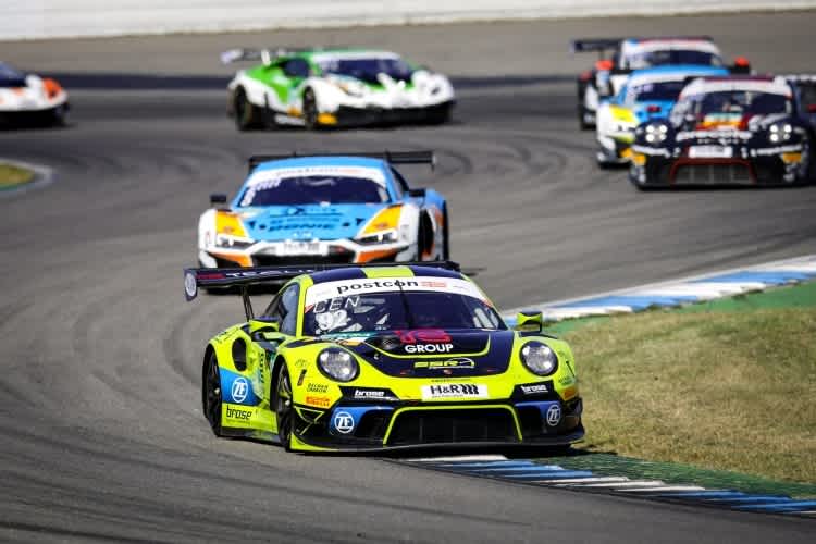 Der Porsche 911 GT3 R von SSR Performance siegt auf dem Hockenheimring