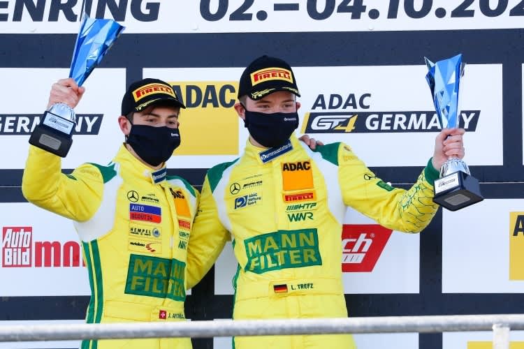 Starke Saison: Julien Apothéloz (li.) und Luca Trefz vom Mann-Filter Team HTP-Winward