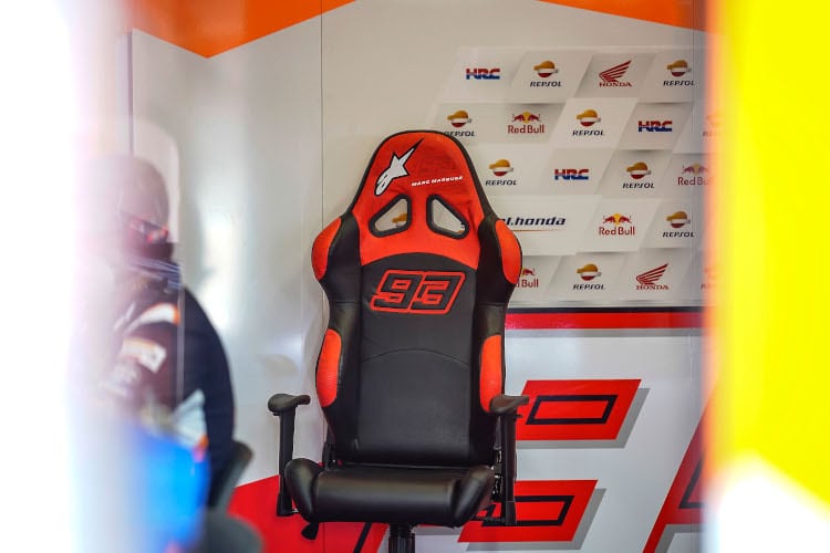 Bezeichnend für die MotoGP-Saison 2020: Der leere Platz von Marc Márquez