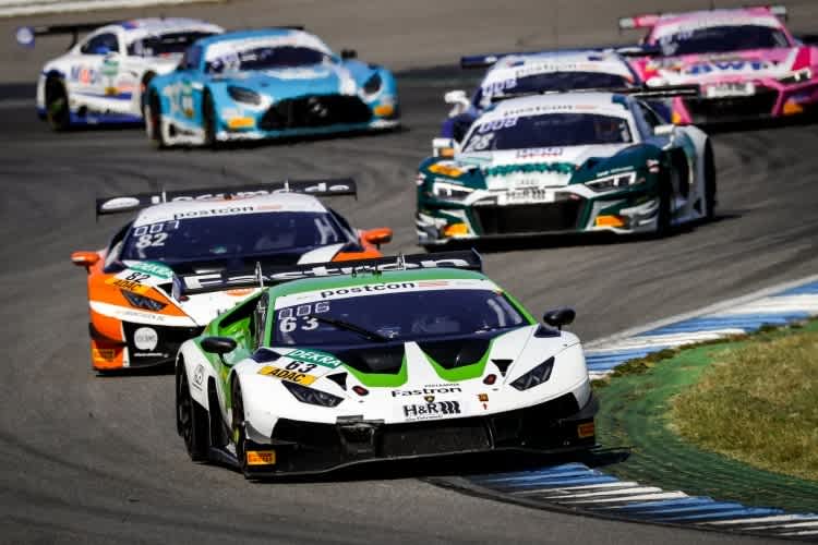Die Lamborghini Huracán GT3 vom GRT Grasser Racing Team haben auf dem Red Bull Ring Heimspiel