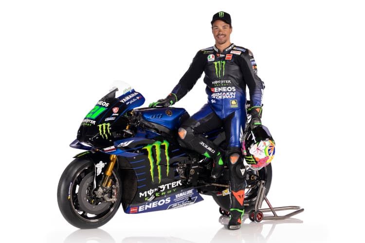 Franco Morbidelli und seine M1 im 2022er-Look