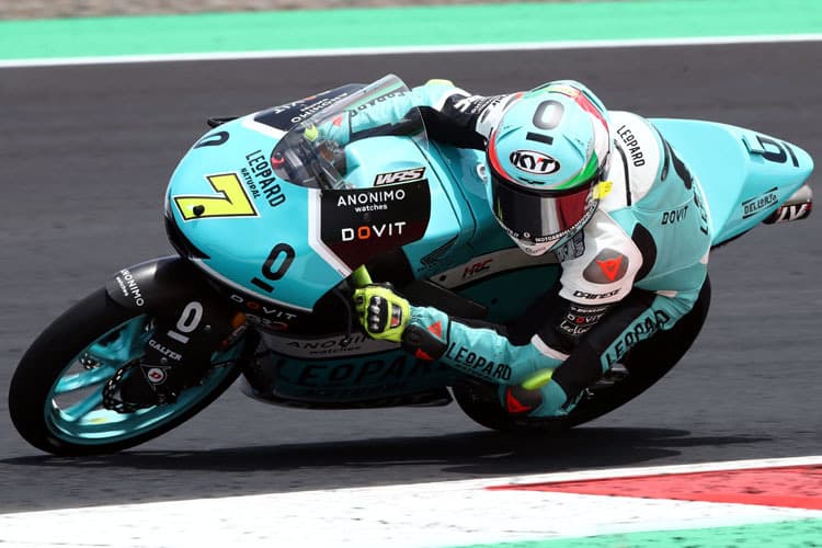 Dennis Foggia vom Team Leopard Honda ist der neue Moto3-WM-Führende