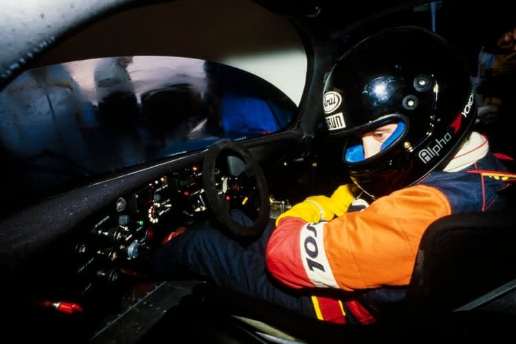 Walter Lechner senior im Porsche 962C bei den 24h von Le Mans 1989