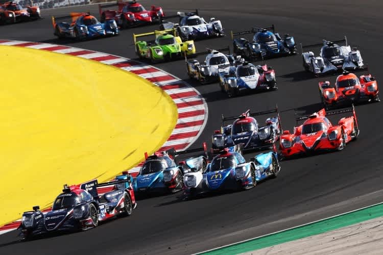 In der ELMS dominieren die Oreca 07 das Feld, wie hier in Portimao 2020