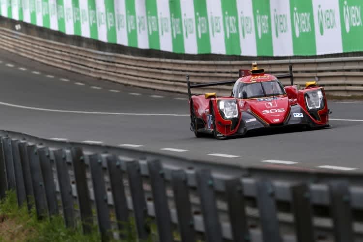 Ein Oreca 07 aus der LMP2-Klasse bei den 24h Le Mans
