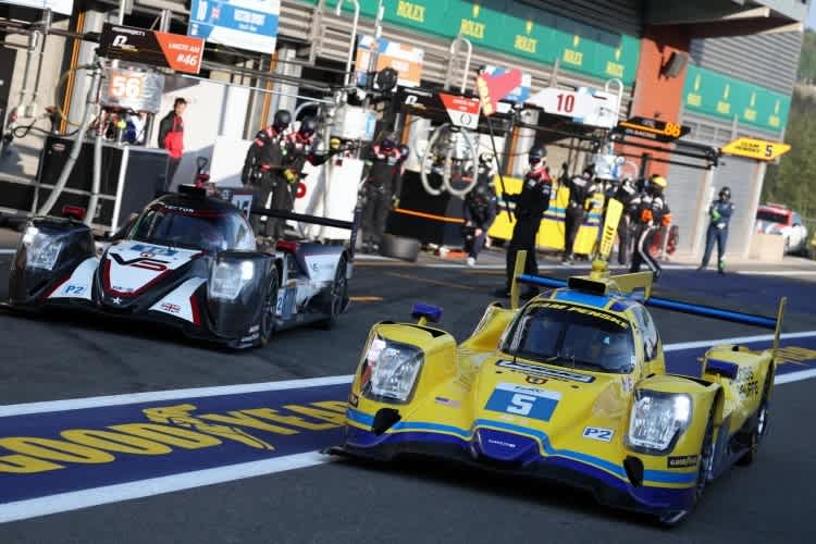 Der Oreca 07 von Penske in der Boxengasse von Spa