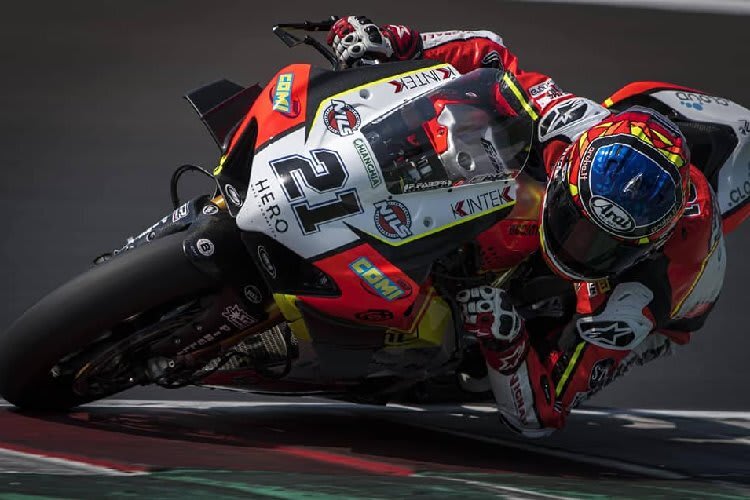 Michael Rinaldi hatte bereits einen Testtag in Misano hinter sich