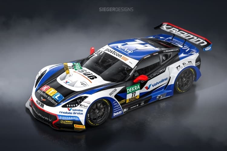 Die Corvette C7 GT3-R von Callaway Competition