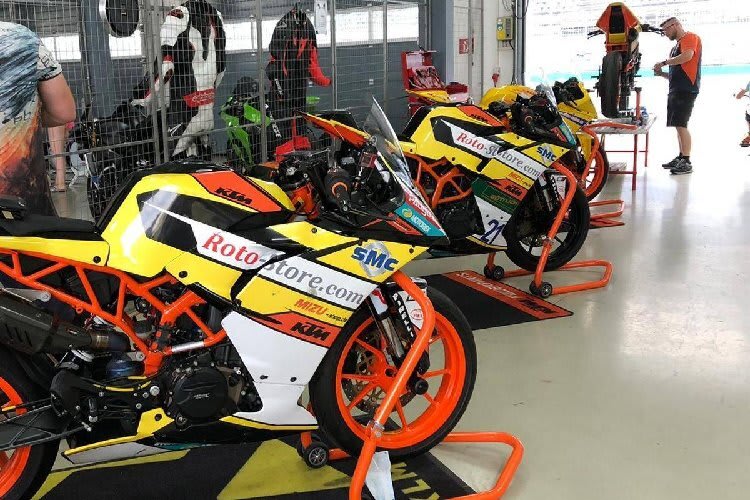 Die KTM RC390 wurde vom Team Freudenberg während der Corona-Pause deutlich verbessert	