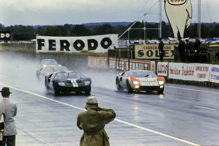 Der Zieleinlauf von Le Mans 1966