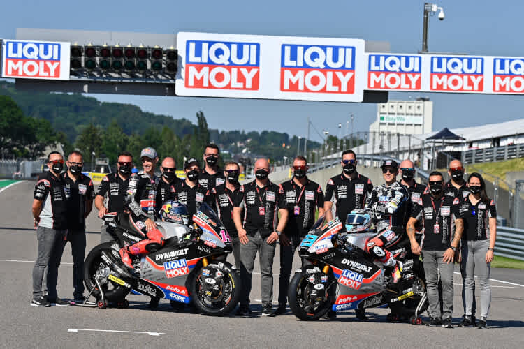 Auf dem Sachsenring: Das Liqui Moly Intact GP Team 2021