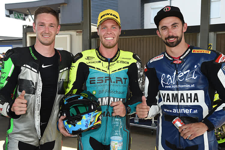 Nico Thöni, Philipp Steinmayr und Geri Gesslbauer (vlnr.) müssen sich gedulden