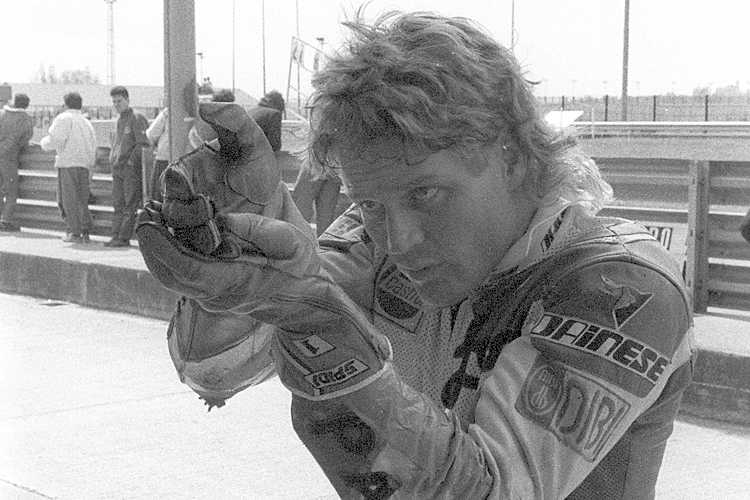 Fred Merkel 1988 in Misano