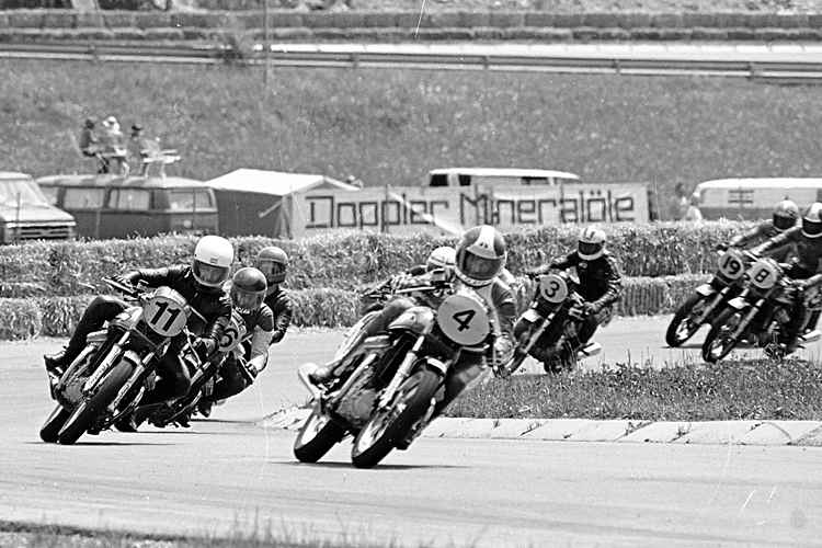 Rad-an-Rad-Duelle waren im Markencup an der Tagesordnung