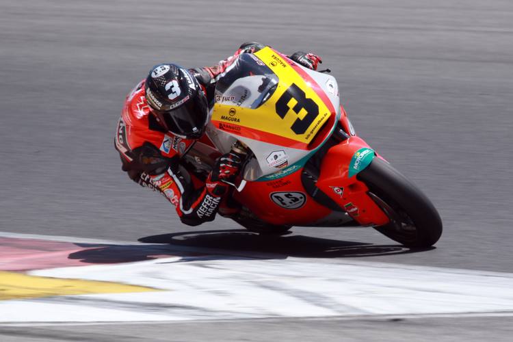 Lukas Tulovic feiert in der Moto2-EM sein Comeback