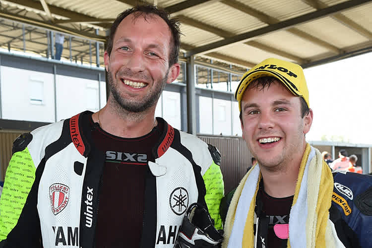 Raimund Söllinger (li.) und Kevin Ranner: Zwei werdende Väter unter sich