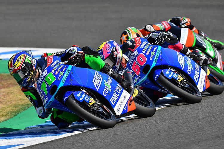 Da lag Barry Baltus noch vor seinem Teamkollegen Jason Dupasquier, im Ziel war es umgekehrt