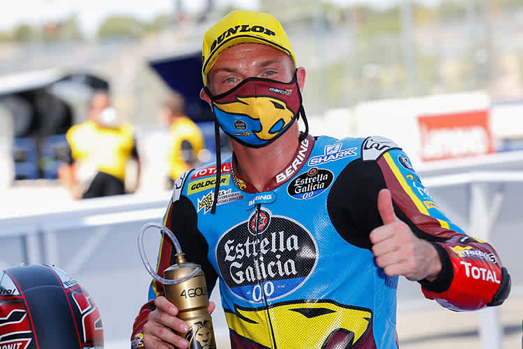 Der Brite Sam Lowes zeigte sich schon vor dem Start zuversichtlich