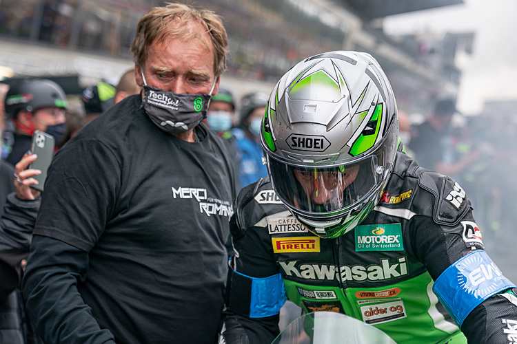 Auch Teamgründer Hanspeter Bolliger hatte Tränen in den Augen