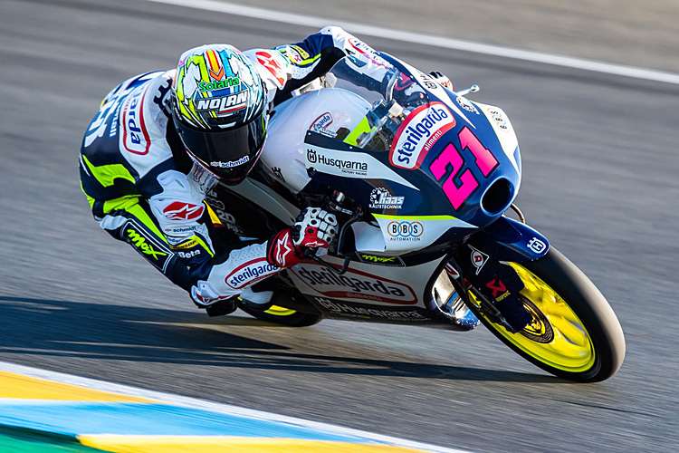 Alonos Lopez sorgte für den Doppelausfall bei Sterilgarda Max Racing