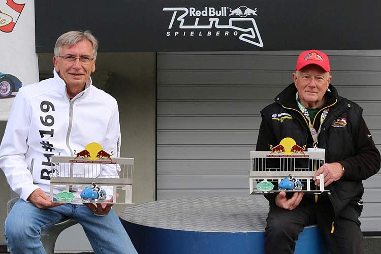 Autor Herbert Thumpser (li.) mit Wolfgang Stropek