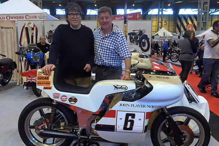 Peter Williams (li.) und Mick Grant