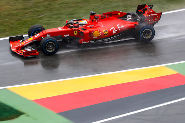 Sebastian Vettel in Hockenheim 2019