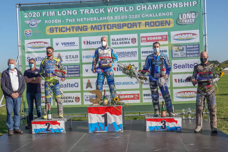 Das Siegerpodest in Roden