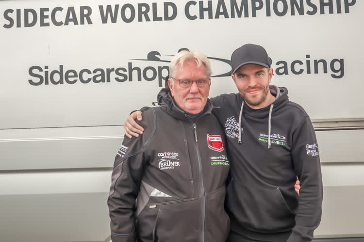 Kees Endeveld (r.) mit Teamchef Herbert Brüner