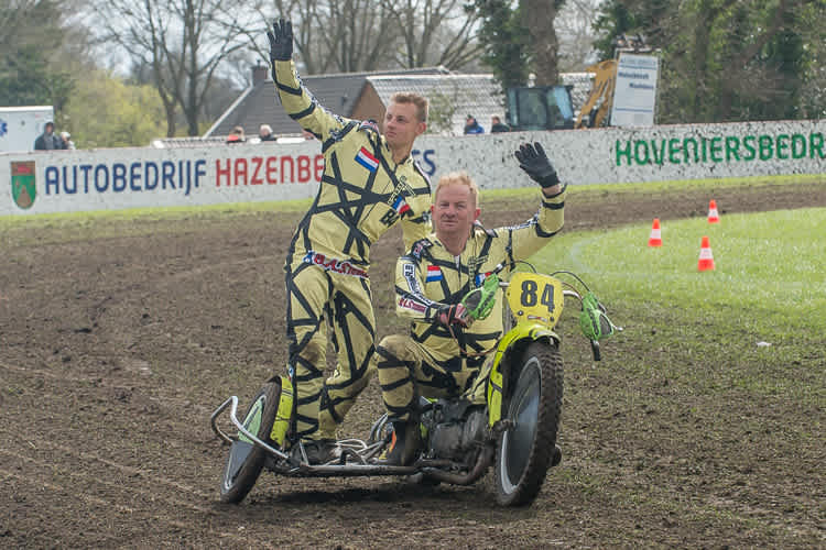 Neu beim Gespann-Masters: Anthony Sarrailh und Beifahrer Benjamin Gregoire aus Frankreich