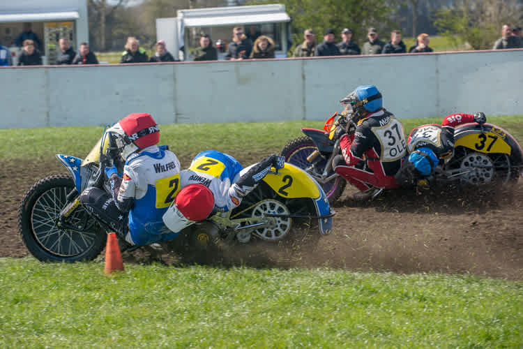 Die Niederländer Wilfred Detz/Wendy Arling vor Ole Möller/Jana Frohbös