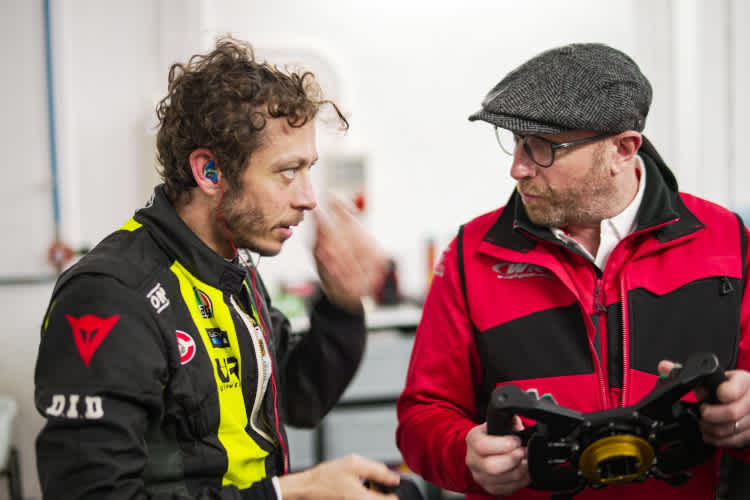 Valencia: Valentino Rossi mit WRT-Teamchef Vincent Vosse