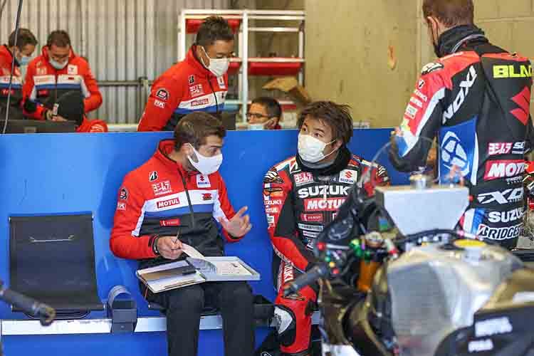 Bei Yoshimura SERT Motul wird fleißig getestet