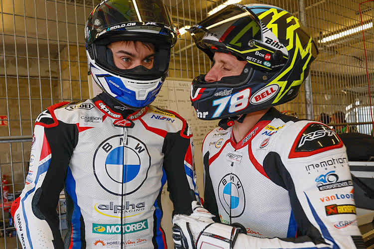 Informationsaustausch bei Reiterberger (li.) und Foray