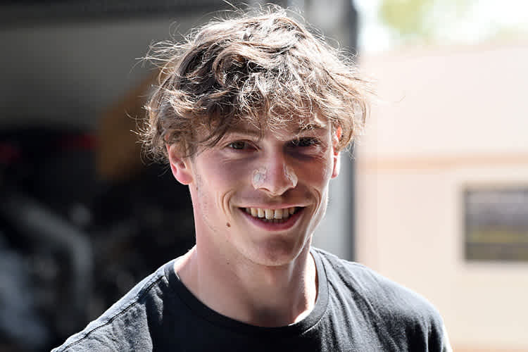 Thomas Gradinger lässt sich die gute Laune nicht verderben